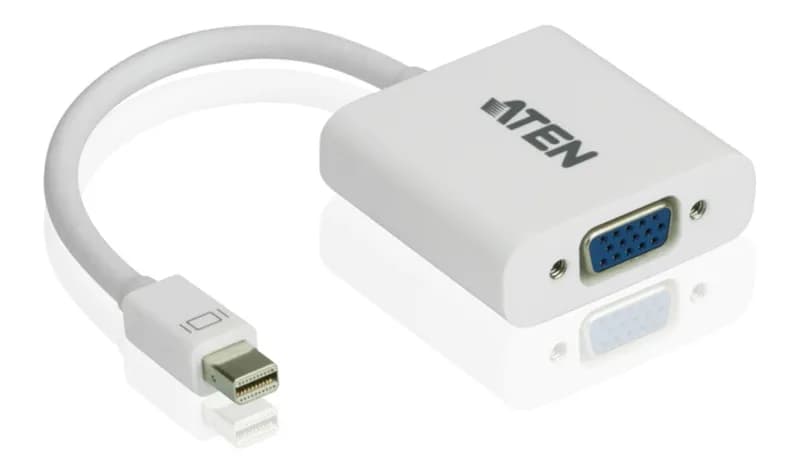 Aten  mini DisplayPort – VGA -adapteri, Valkoinen – Aten