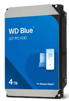 WD Blue 3.5" 4 Tt, 5400 RPM, 128 MB, SATA III -kovalevy – WESTERN DIGITAL