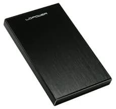 LC-Power LC-25U3-Becrux 2,5" HDD/SSD-ulkoisen aseman kotelo, 1-paikkainen, USB 3.0, SATA, alumiini, musta – LC-POWER