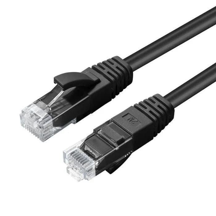 MicroConnect Cat5e U/UTP RJ45 15m -verkkokaapeli, musta