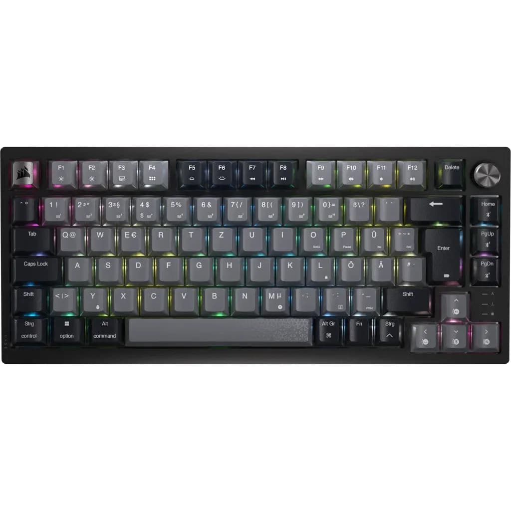 Corsair K65 Plus -langaton mekaaninen pelinäppäimistö, MLX Red, midnight harmaa – Corsair