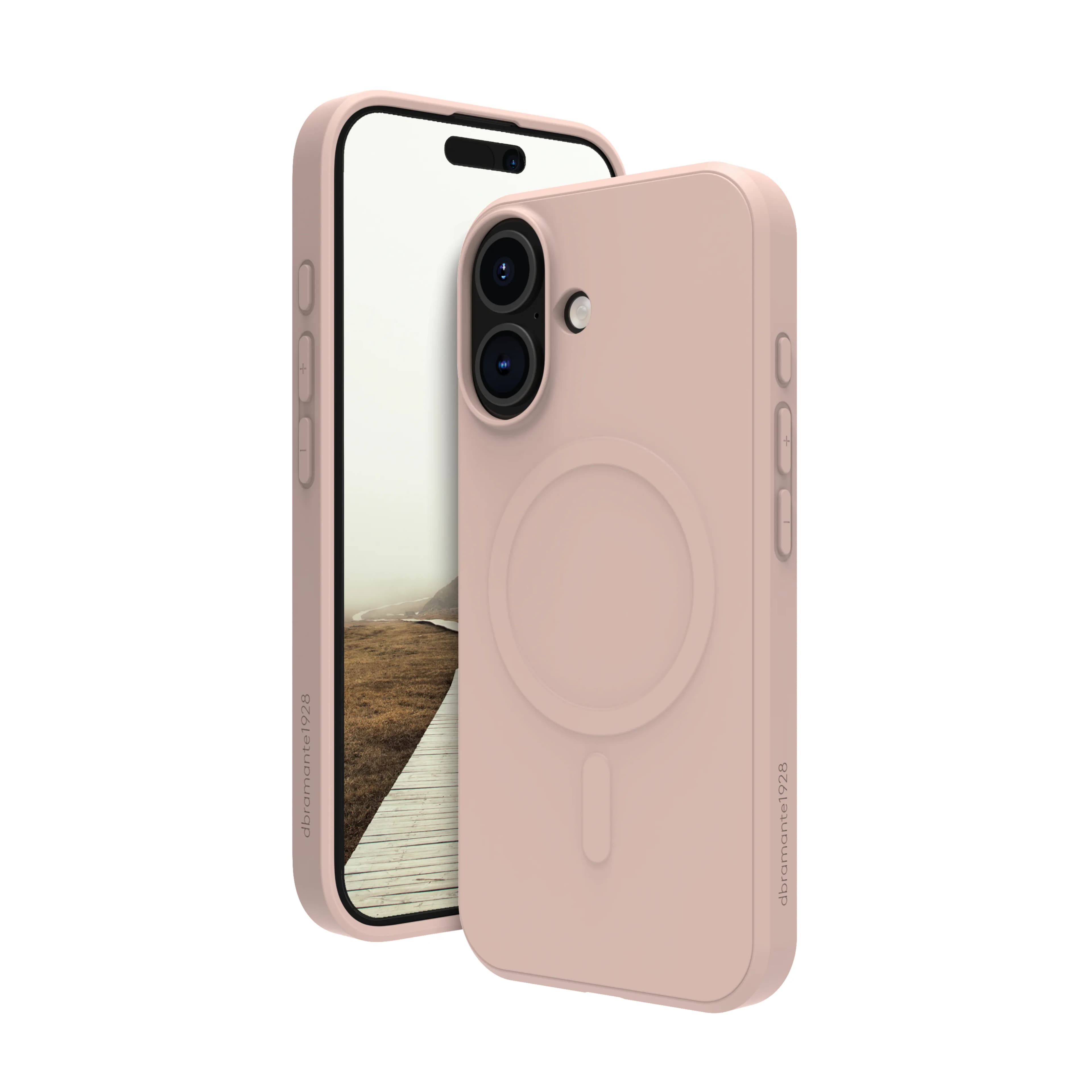 Dbramante1928 Greenland Pro MagSafe, iPhone 16 -suojakuori, Pink Sand – DBRAMANTE