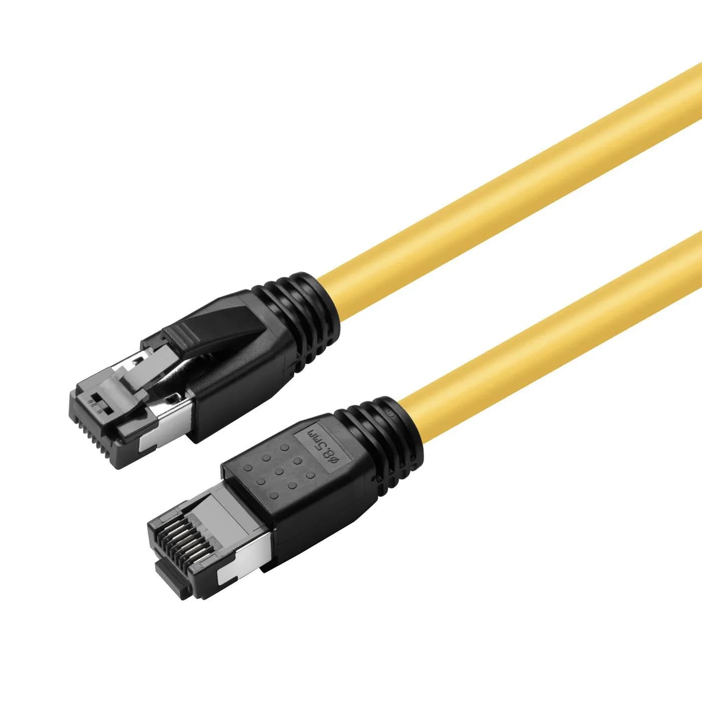 MicroConnect Cat8.1 S/FTP RJ45 5m -verkkokaapeli, keltainen