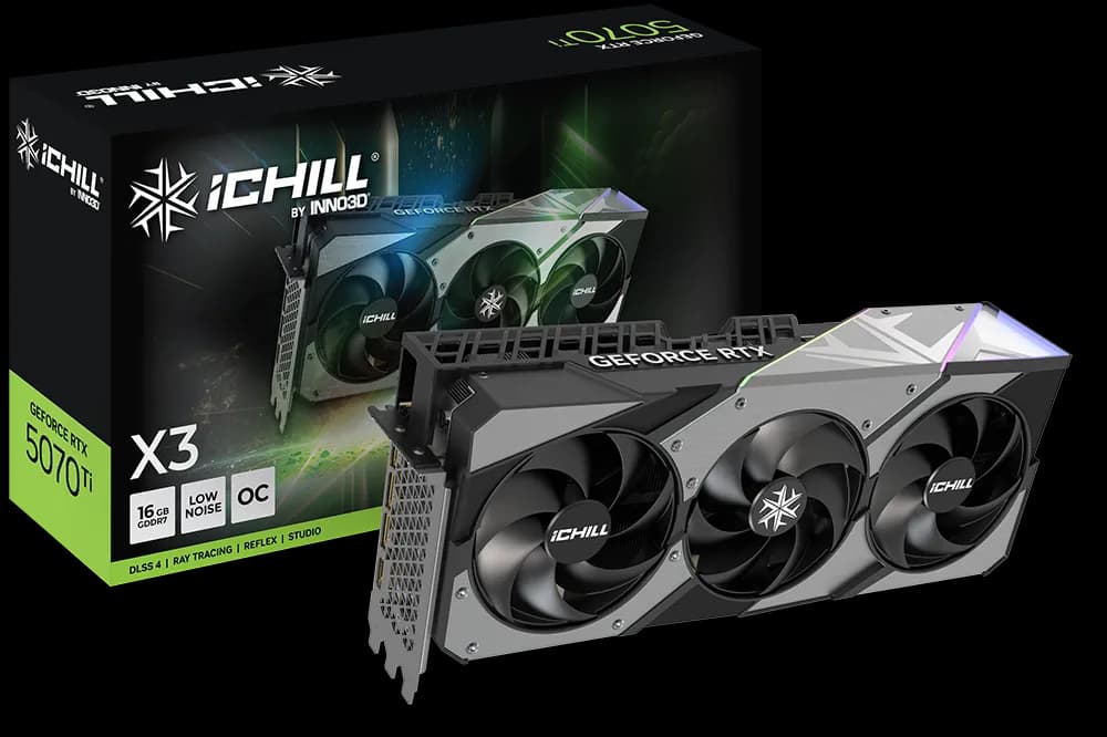 Inno3D GeForce RTX 5070 Ti X3 16 Gt -näytönohjain – INNO3D