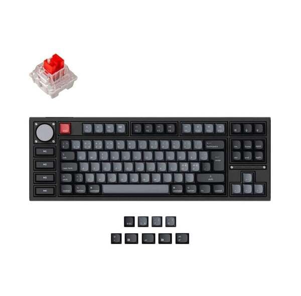 Keychron Q3 Pro -langaton mekaaninen näppäimistö, K Pro Red, Carbon Black – Keychron