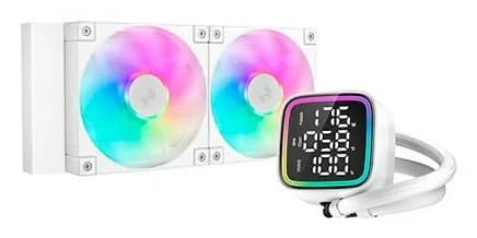 DeepCool LD240 240mm ARGB -nestejäähdytin, valkoinen
