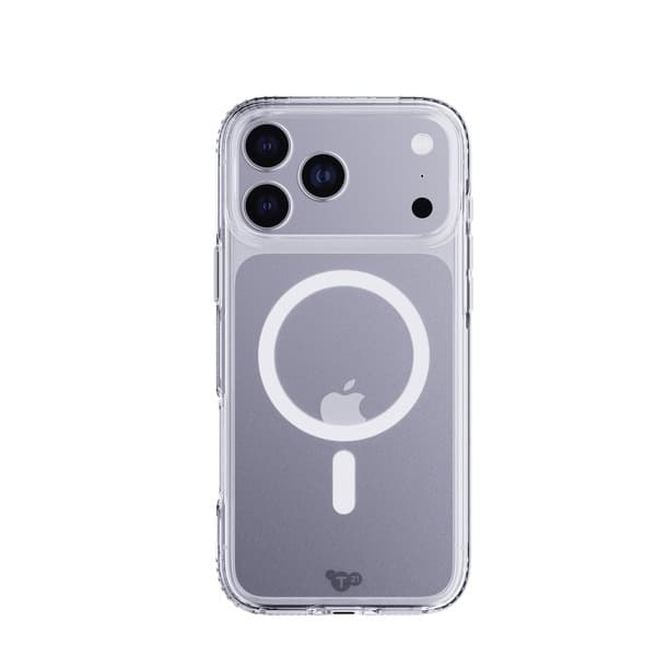 Tech21 Evo Clear MagSafe, iPhone 17 Pro Max -suojakuori, läpinäkyvä – Tech21