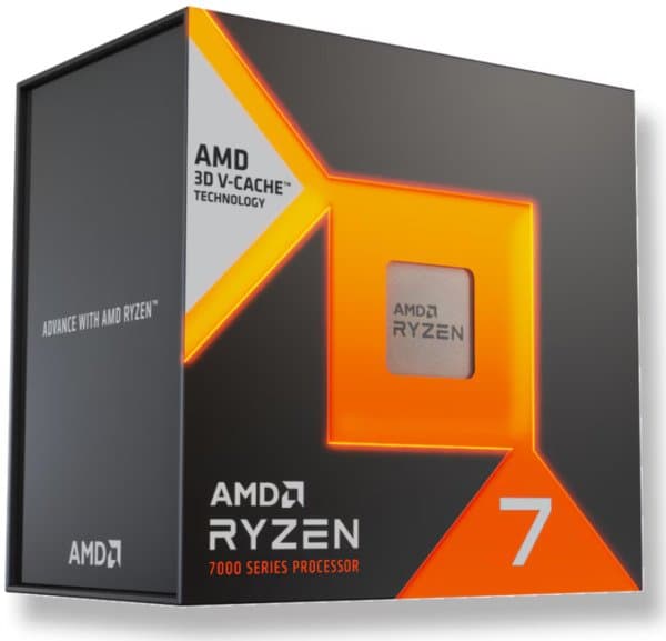 AMD Ryzen 7 7700X3D 4 GHz 104 MB, AM5 -suoritin (WOF) – AMD