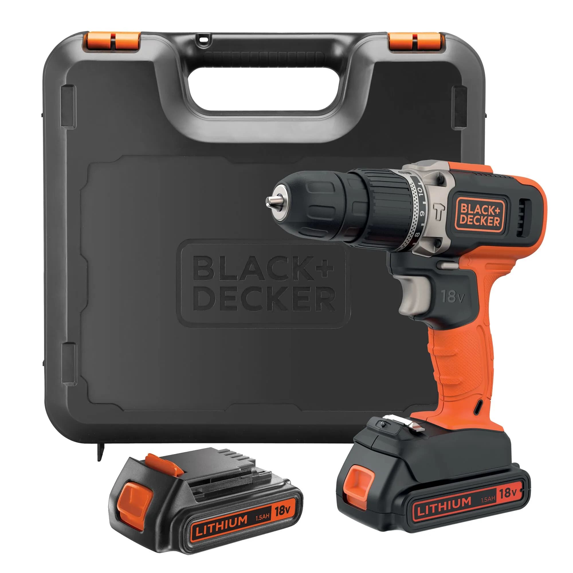 Black and decker Iskupora 18v litiumioni 2x1,5ah akku