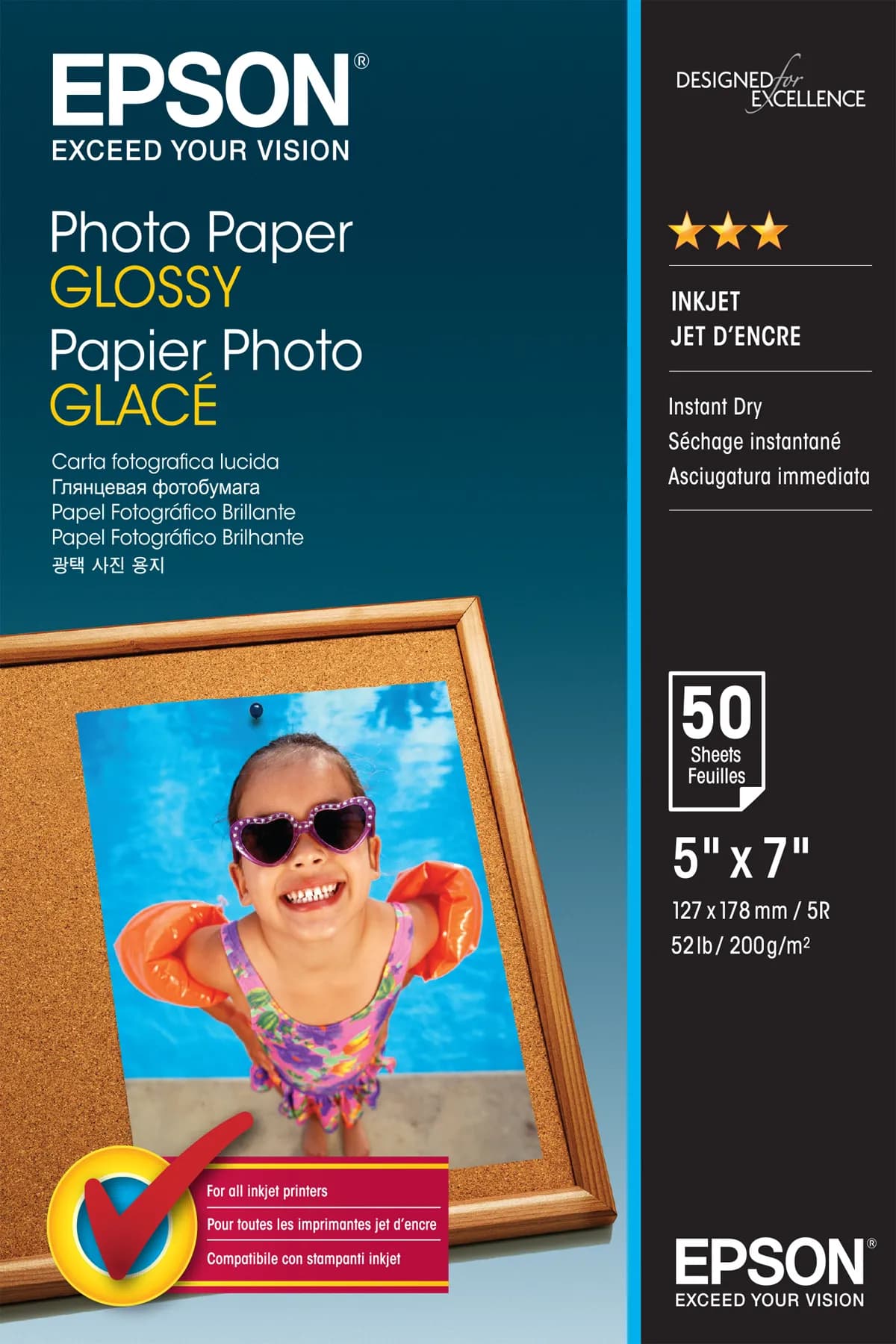 EPSON Photo Paper Glossy 13x18cm 50 sh