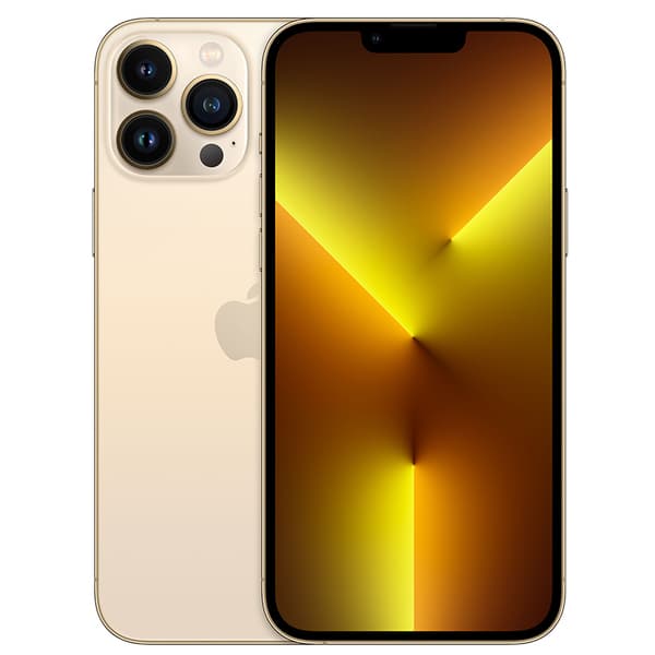 Kunnostettu iPhone 13 Pro Max 128 Gt, kulta (Erinomainen kunto) – Apple