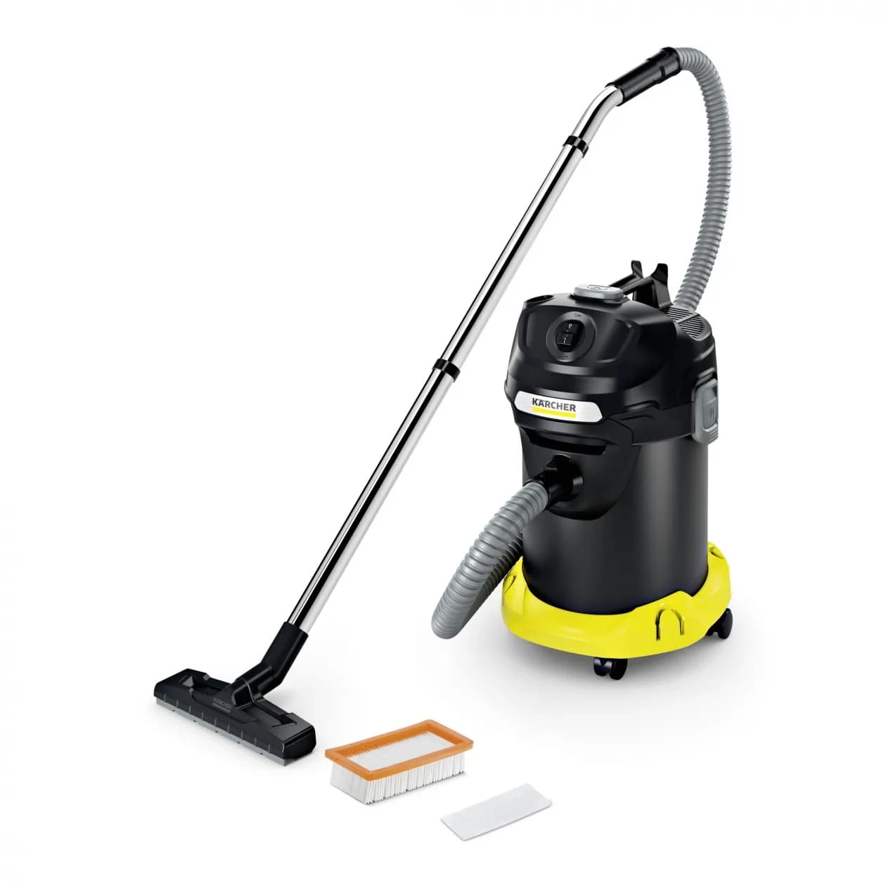 Kärcher AD 4 Premium 17 L 600 W pussiton -tuhka-kuivaimuri, musta/keltainen