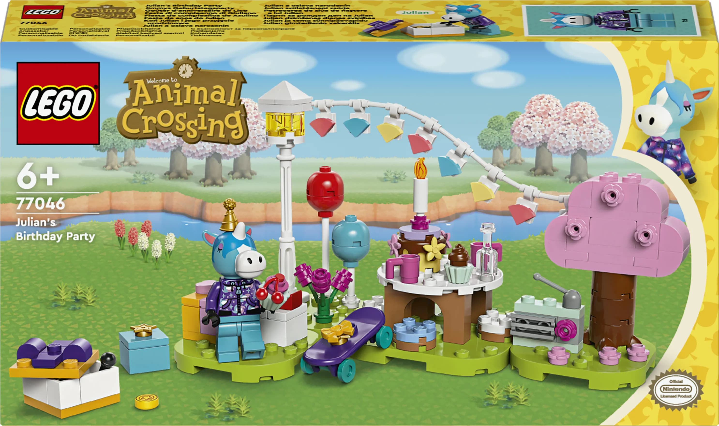 LEGO Animal Crossing Julianin synttärijuhlat 77046 – LEGO