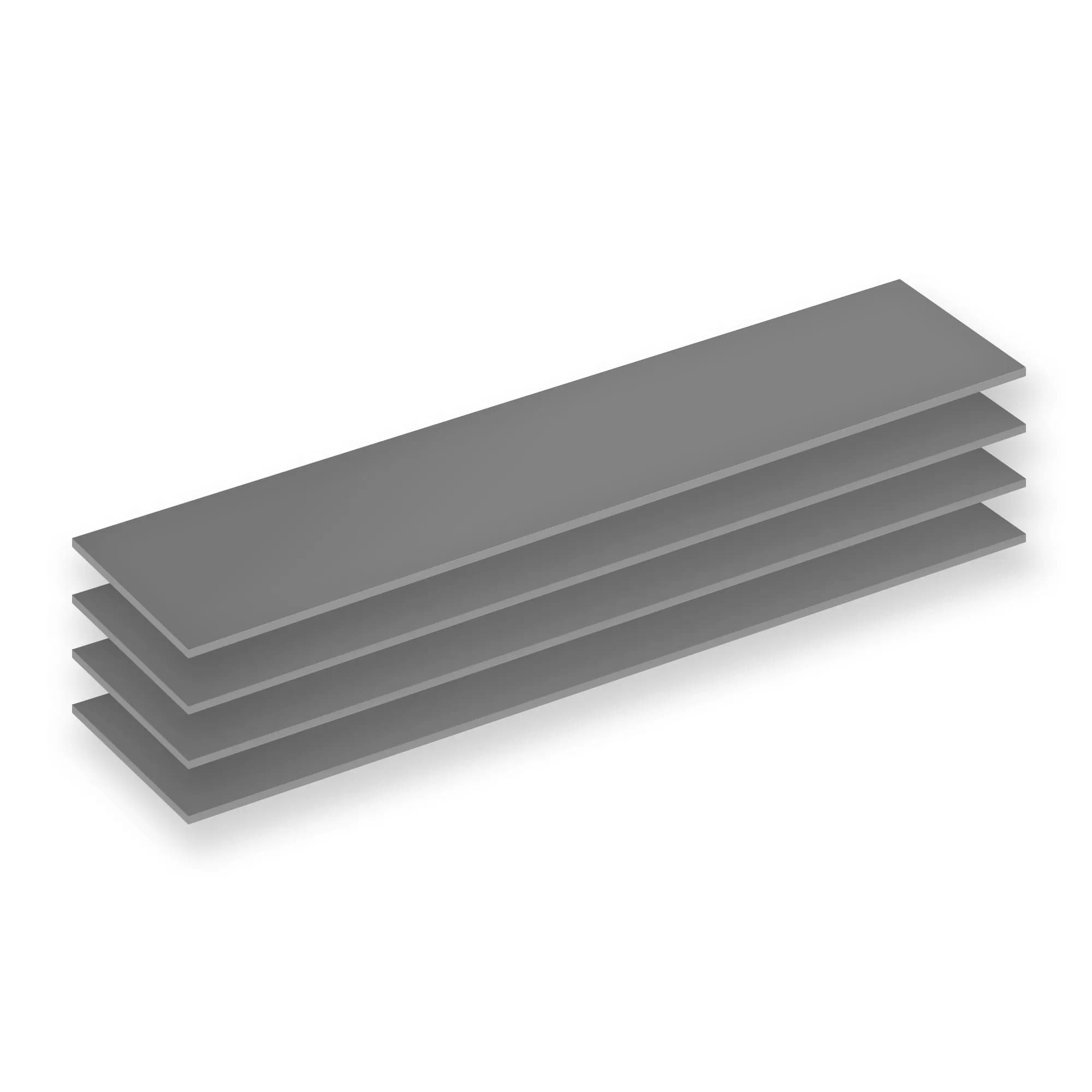 ARCTIC TP-4 120x20x0.5mm, 4 kpl -lämpötyyny, harmaa