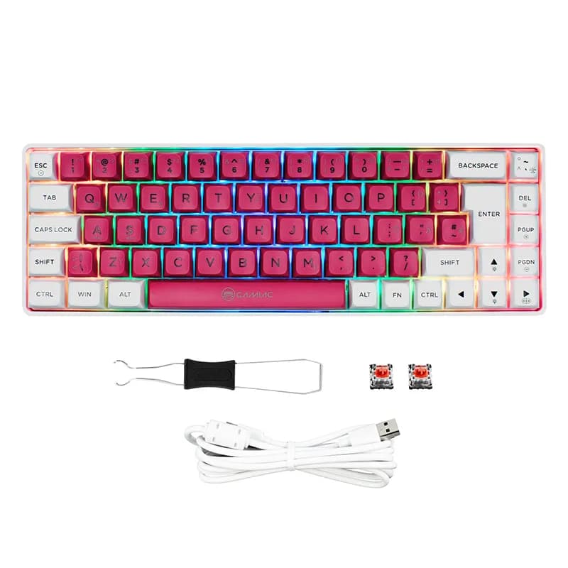 Gamiac Kailh Red TKL69G -mekaaninen pelinäppäimistö