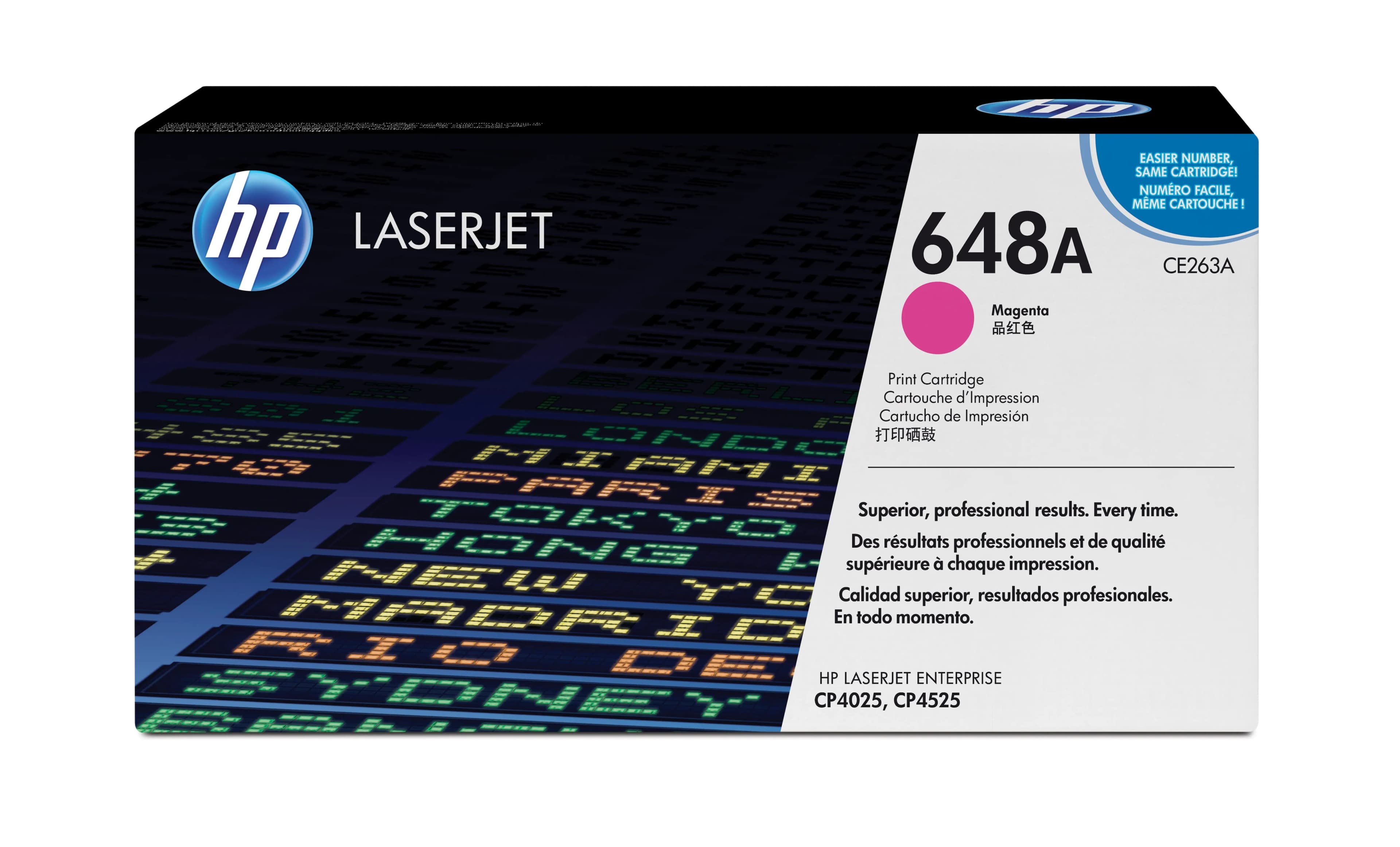 HP CE263A High Yield -laservärikasetti, magenta – HEWLETT-PACKARD