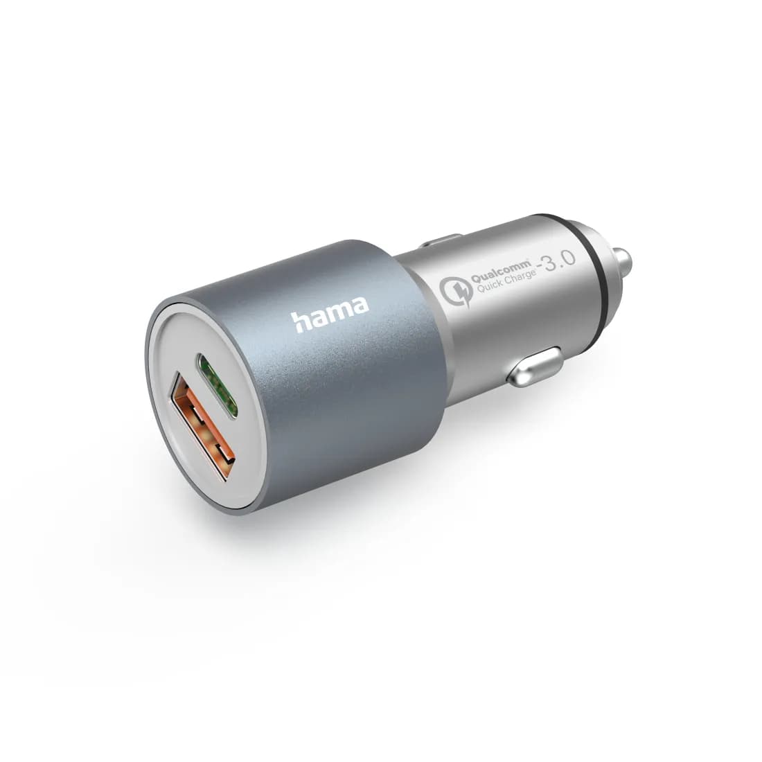 HAMA Car Charger USB-C USB-A PD 38W Metal – Hama