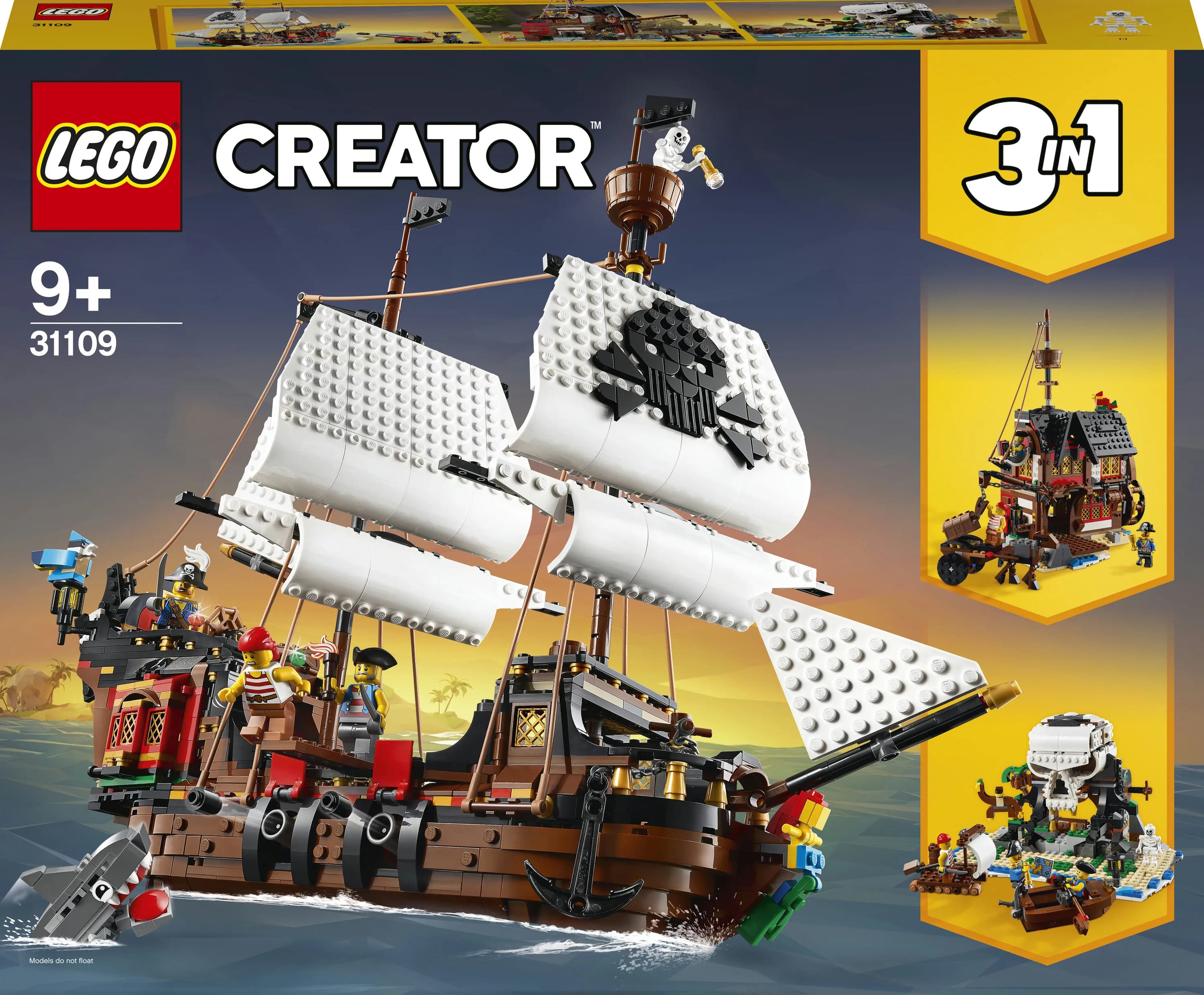 LEGO Creator 3-in-1 Merirosvolaiva 31109