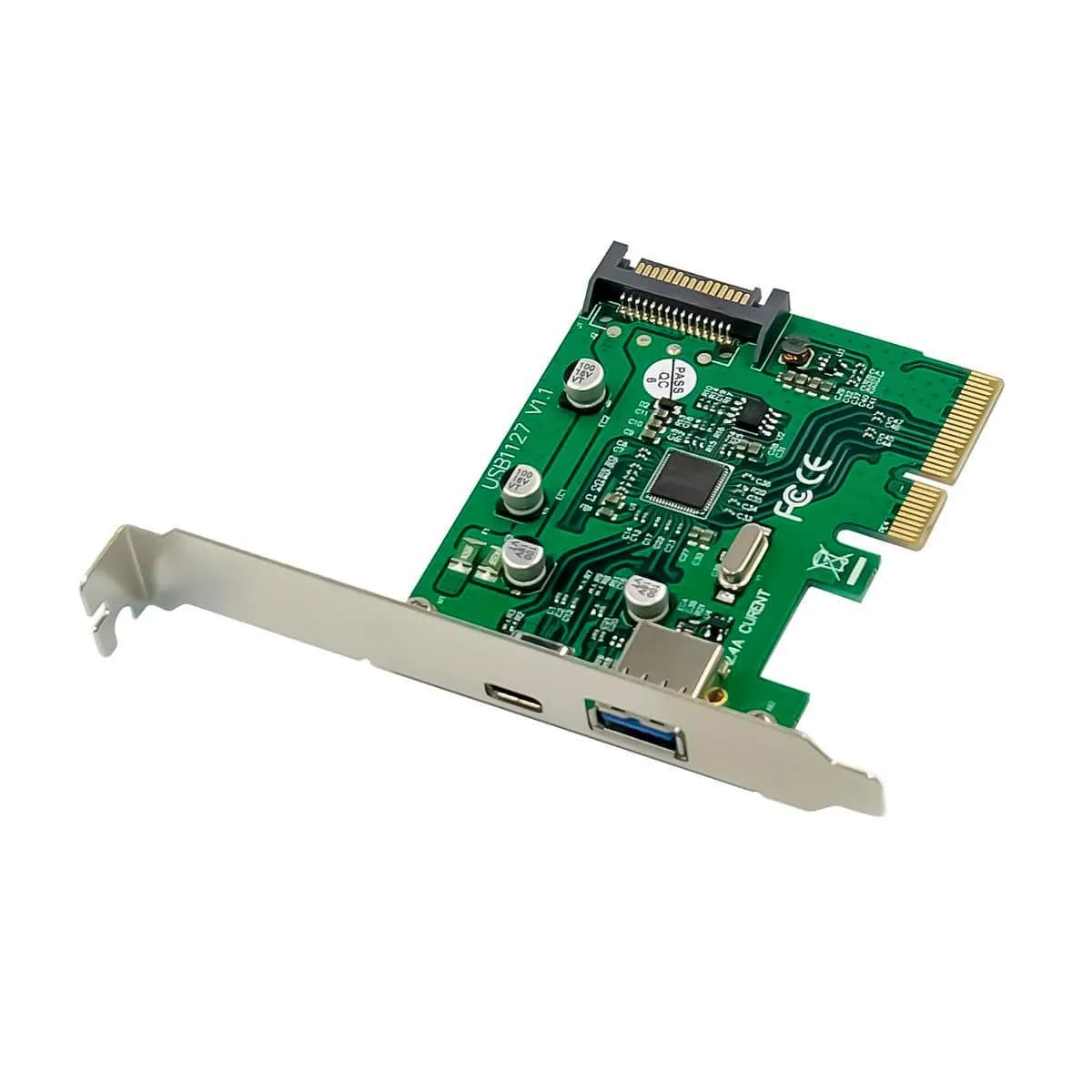 1 x USB 3.1 Type C+A, PCIe – Microconnect