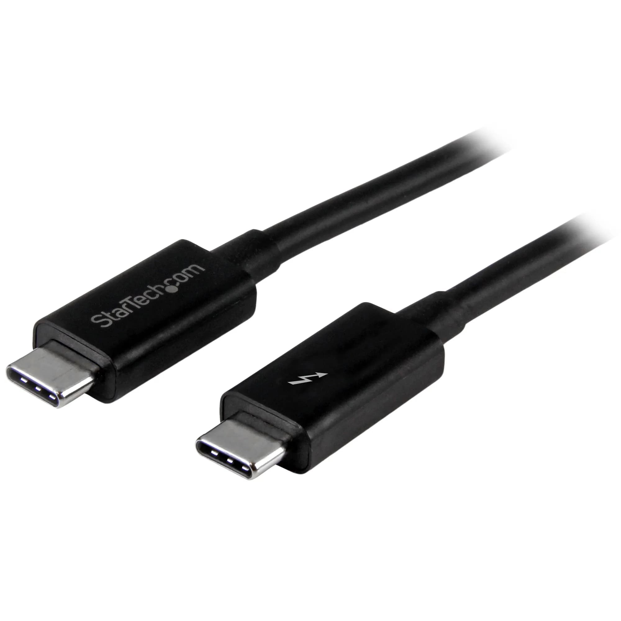 StarTech Thunderbolt 3 Flat -kaapeli, jossa 4K, 1 m, musta – Startech