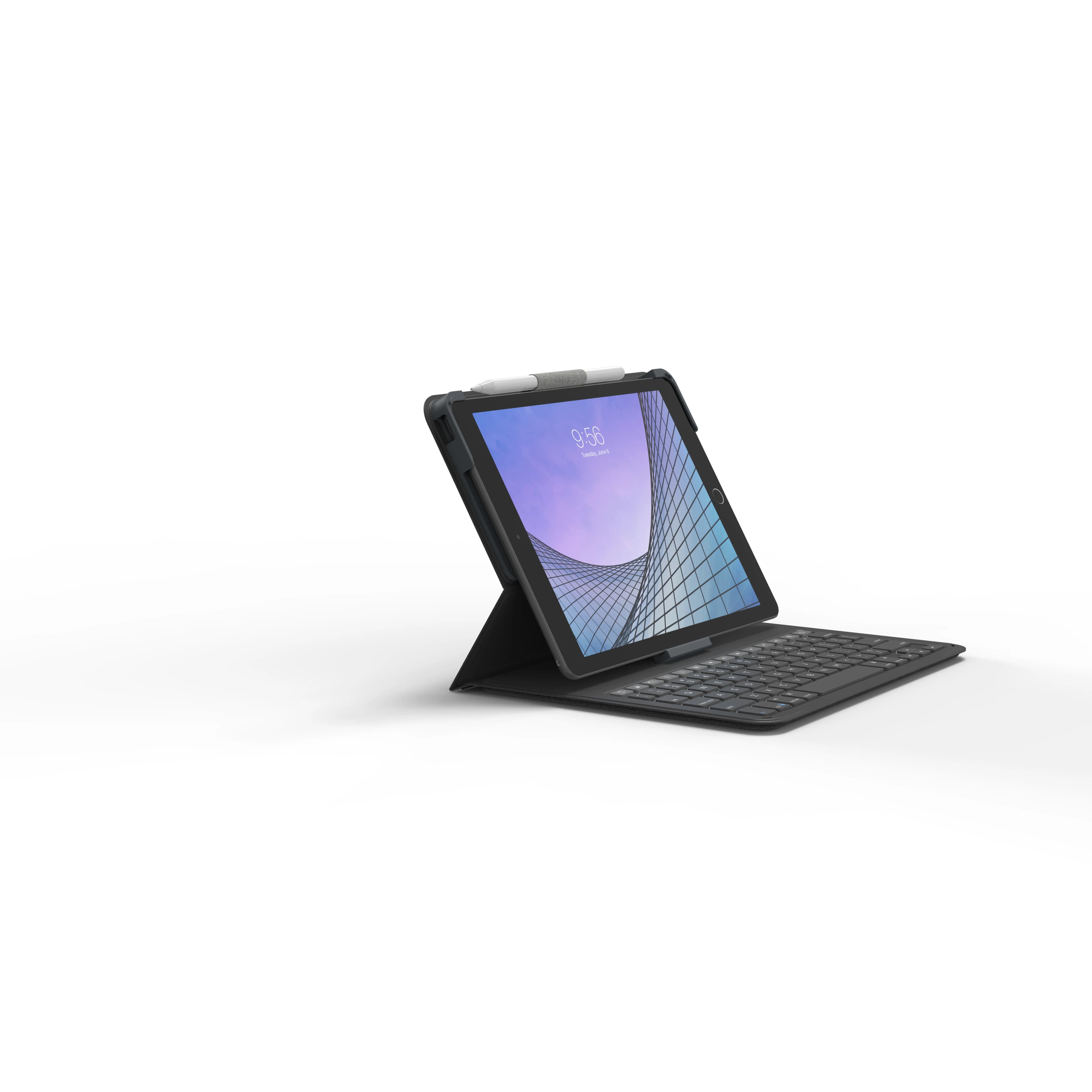 ZAGG Keyboard Messenger Folio 2 iPad 10.2inch 8th & 7th Gen./10.5inch Charcoal Nordic