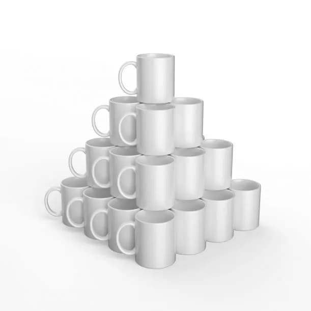 Cricut Mug -keraaminen muki, valkoinen, 350ml (36 kpl)