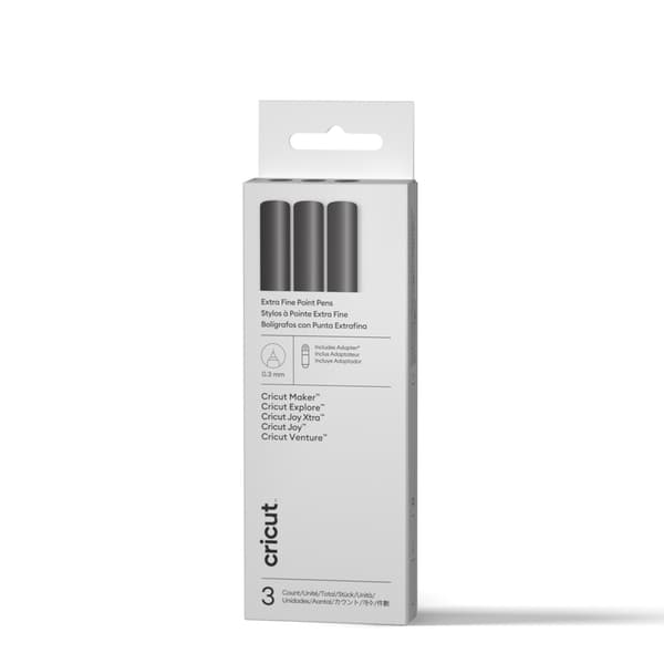 Cricut® Omni Extra Fine Point Pen Set, 0.3mm (3 ct) + Adapter