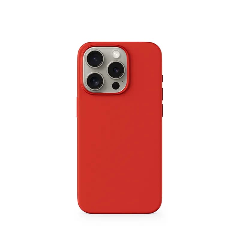 Epico Mag+ Silicone, iPhone 15 -suojakuori, Punainen – EPICO