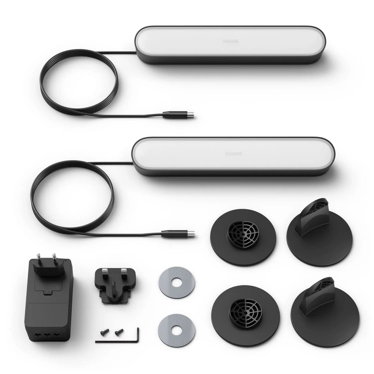 Philips Hue Play -valopalkkisarja, 2-pack, musta – Philips Hue