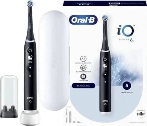 Oral-B iO Series 6 -sähköhammasharja, Black Onyx
