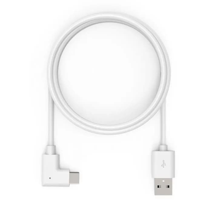 Compulocks USB-A – USB-C kulma -kaapeli, 1,8 m, valkoinen