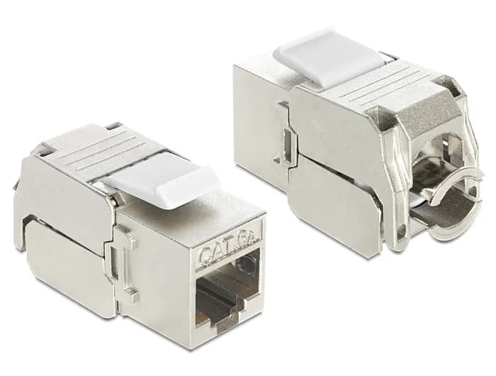 Delock Keystone Module RJ45 jack > LSA Cat.6A STP – De-Lock