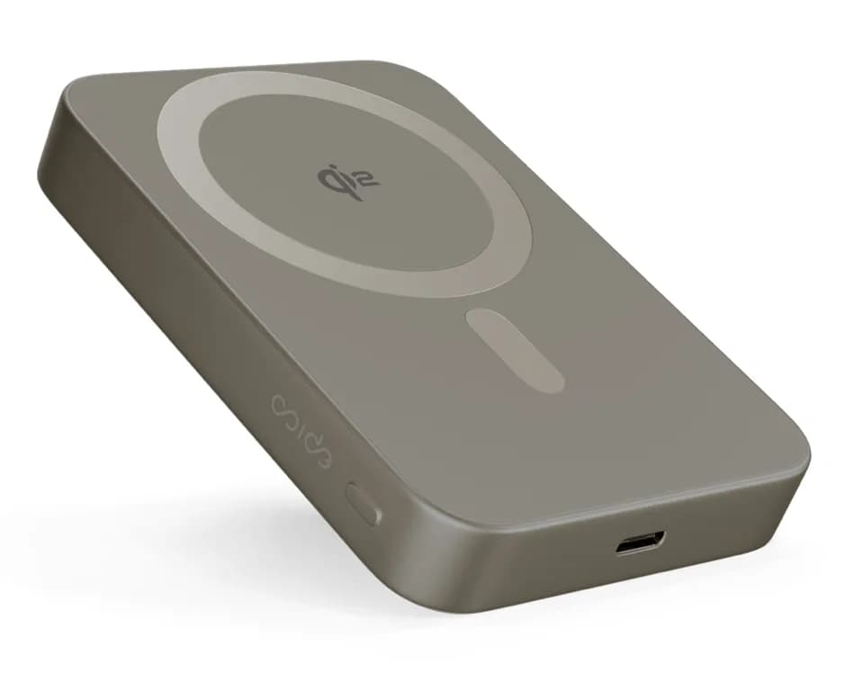 Epico UltraPack Qi2 10000mAh Mag+ Titanium - Langaton varavirtalähde