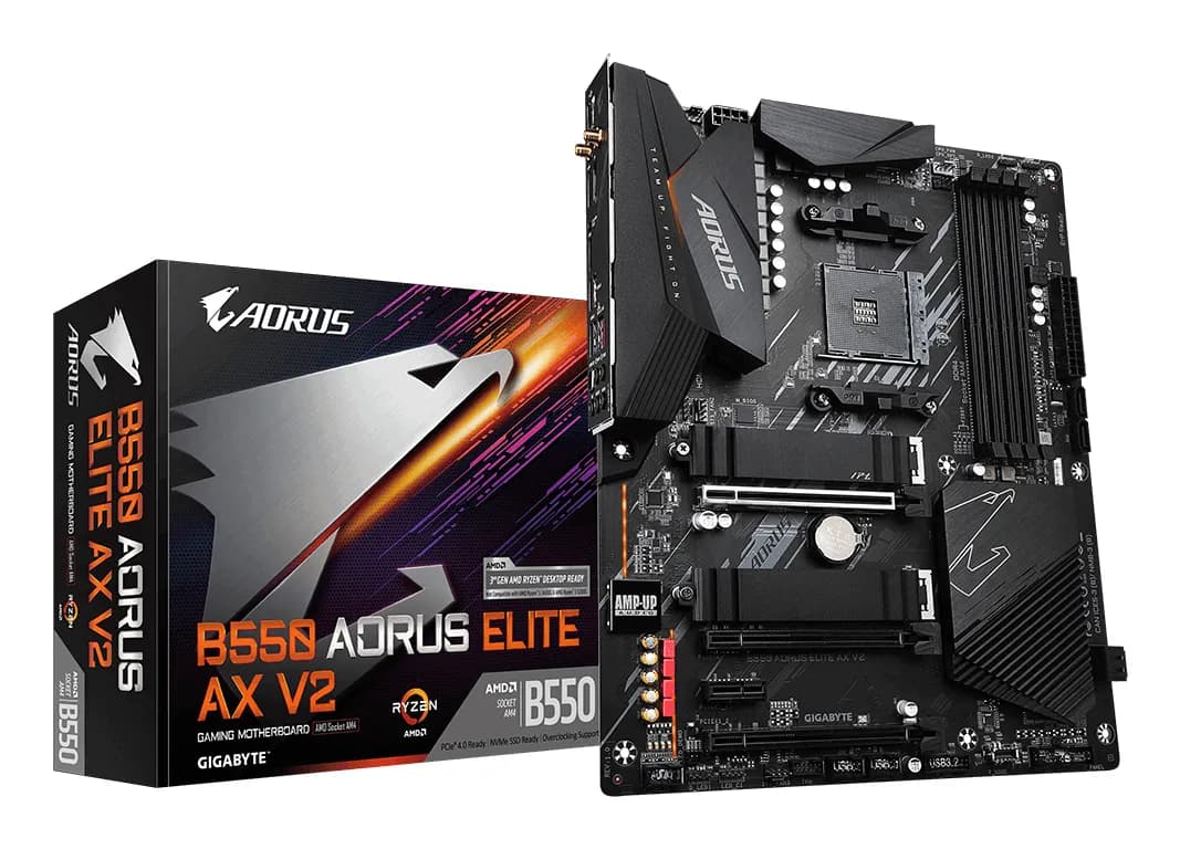 Gigabyte B550 AORUS ELITE AX V2 Wi-Fi 6 AM4 ATX -emolevy – Gigabyte