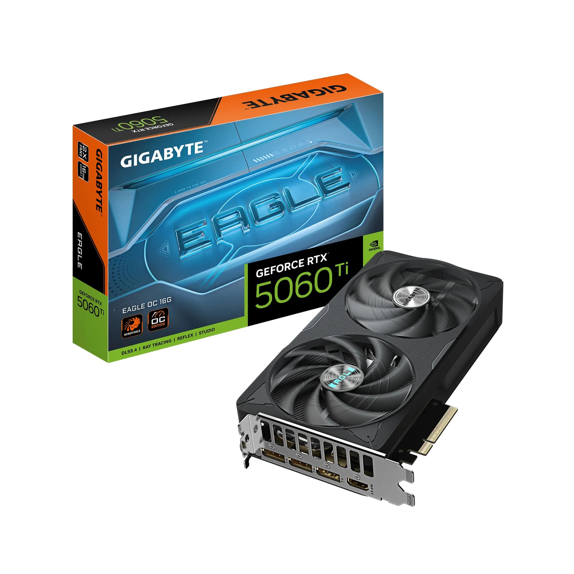 Gigabyte GeForce RTX 5060 Ti Eagle OC 16 Gt -näytönohjain – Gigabyte