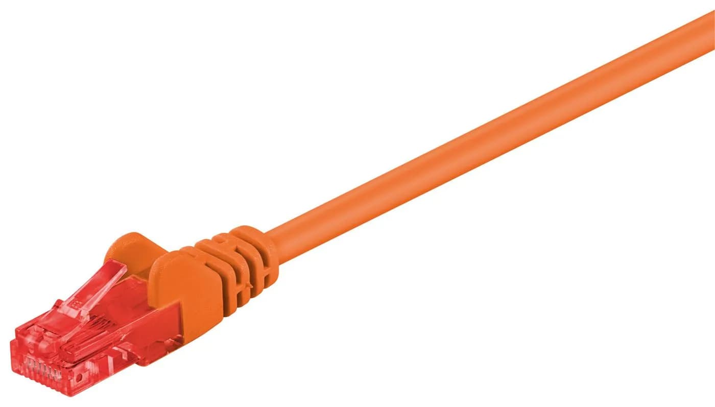 MicroConnect Cat6 UTP RJ45 0.3m -verkkokaapeli, oranssi – Microconnect