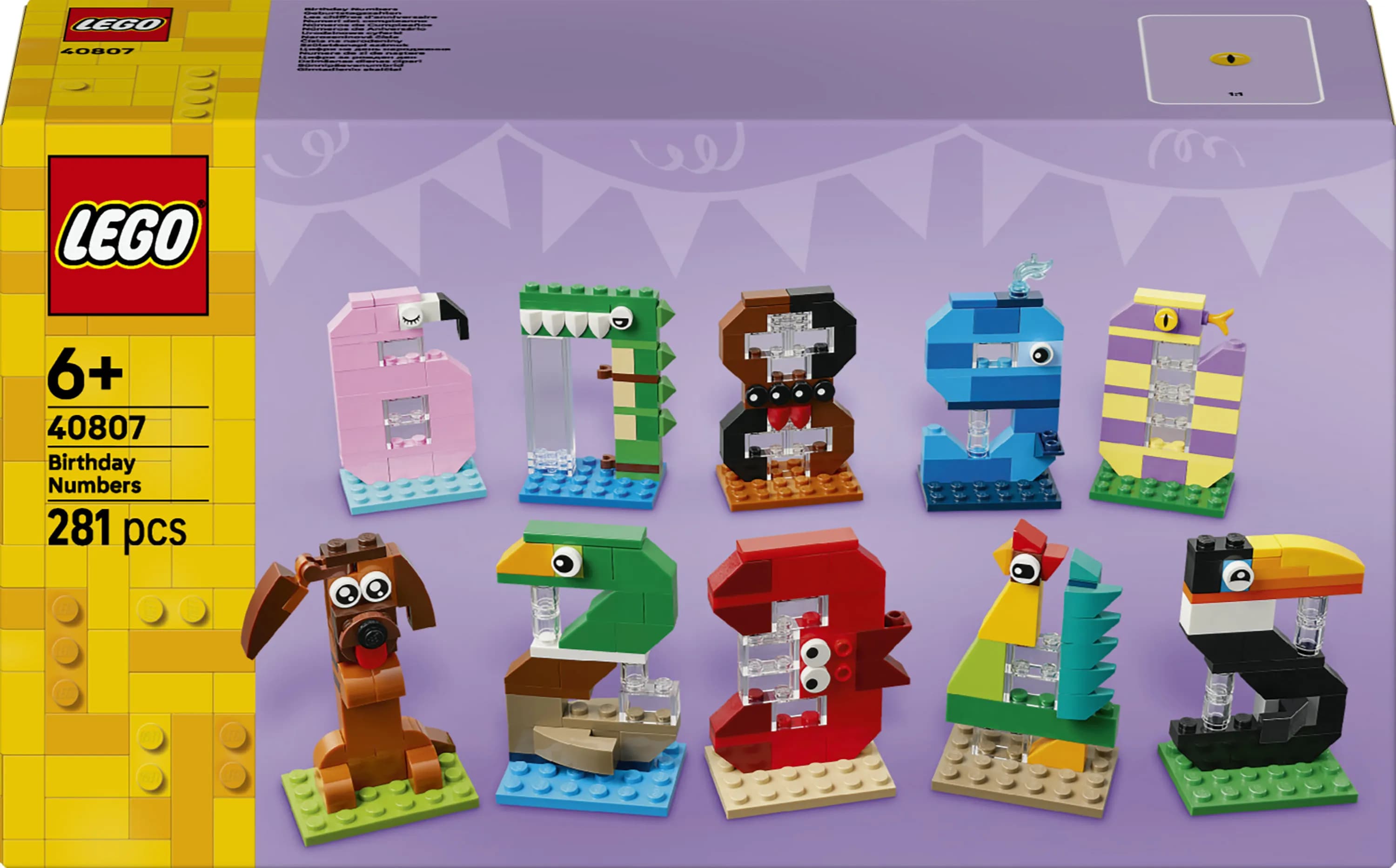 LEGO Sesonki Syntymäpäivänumerot 40807