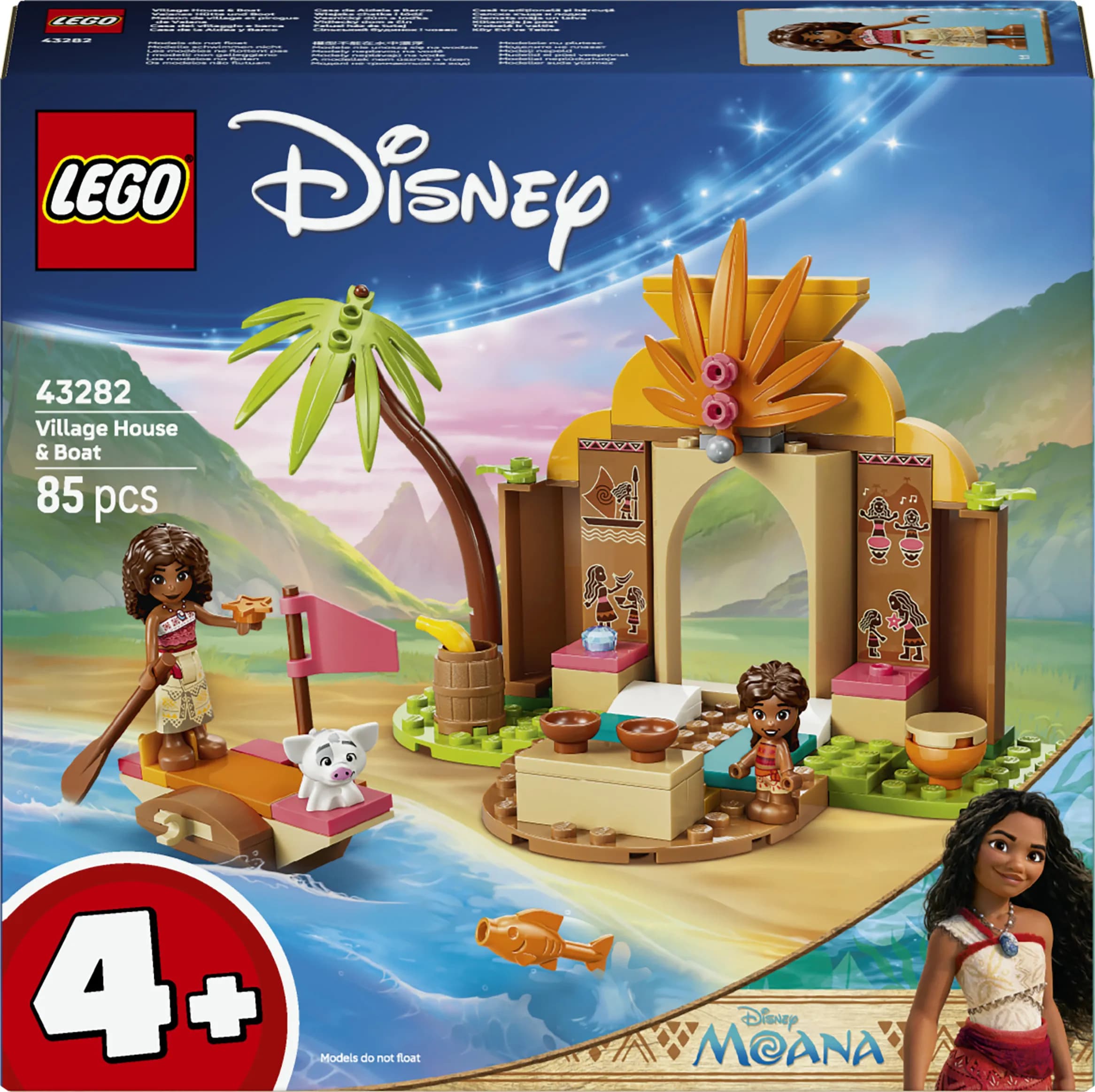 LEGO Disney Vaianan kylätalo ja vene 43282