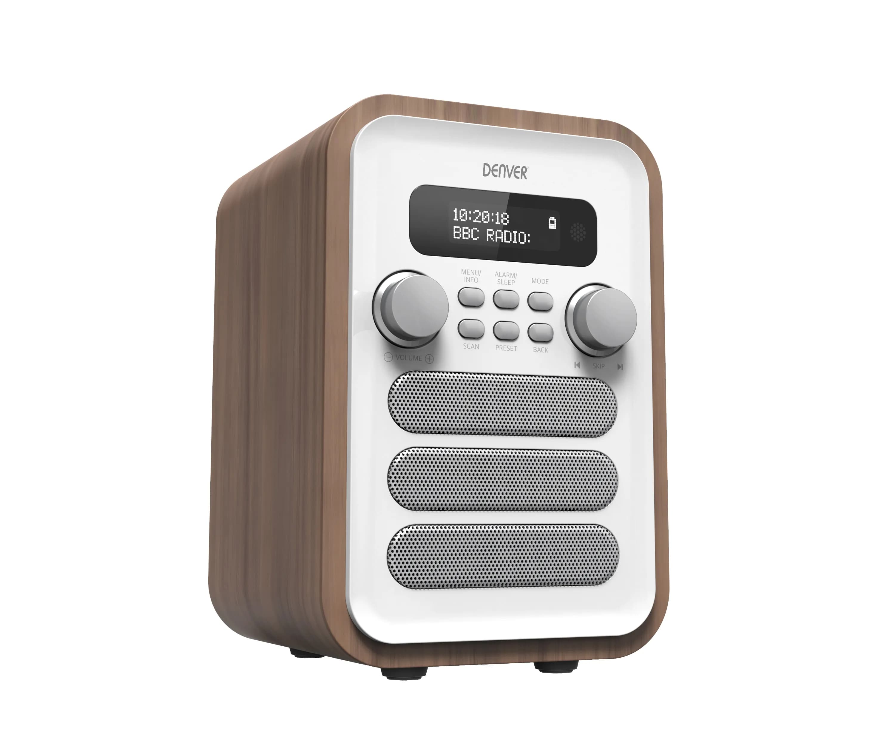 Denver DAB+ radio With built-in FM radio & Bluetooth function – Denver