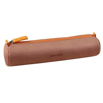 Rhodiarama round pencil case rosewood – RHODIA