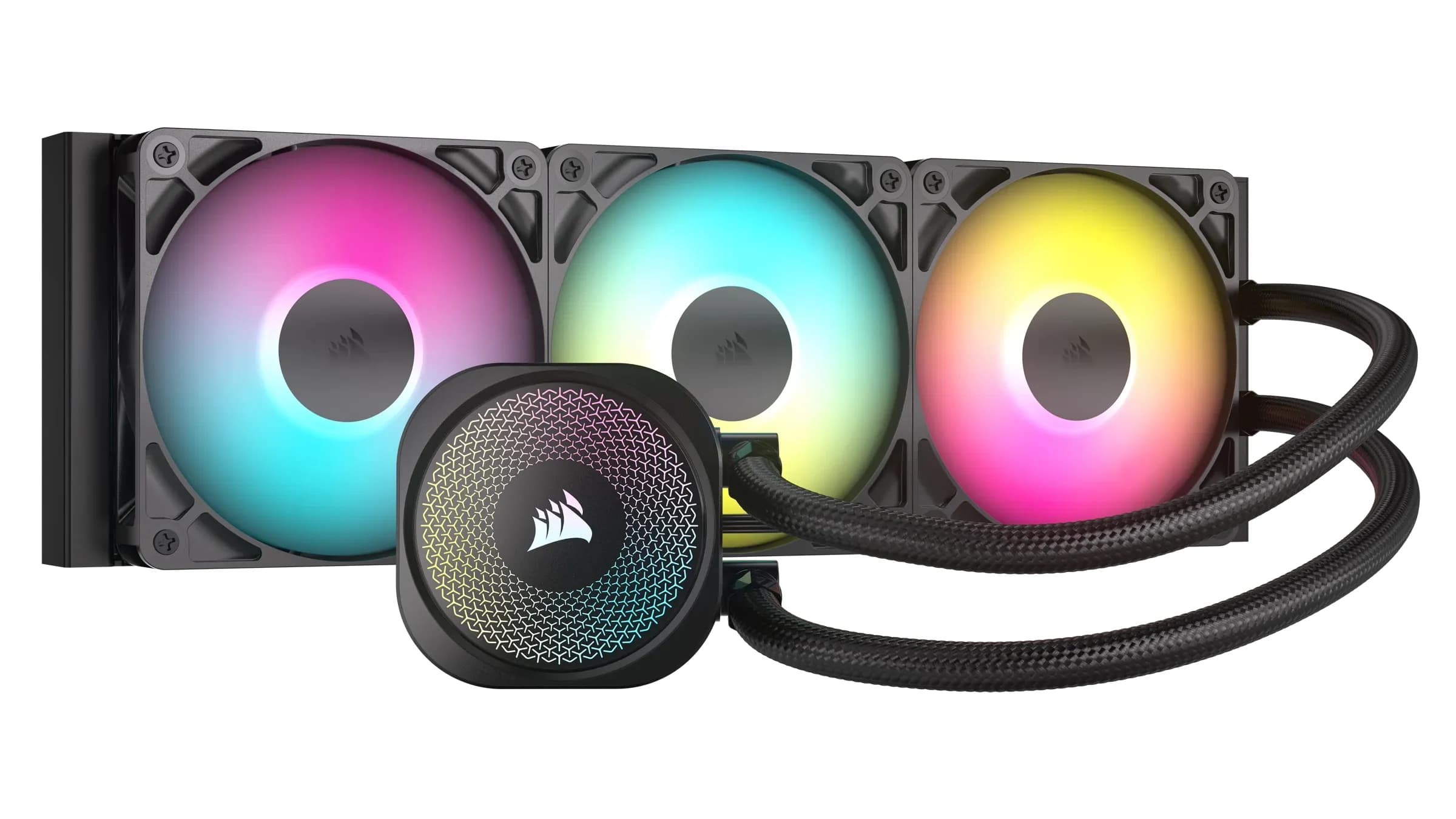 Corsair NAUTILUS 360 RS 360mm ARGB -nestejäähdytin, musta