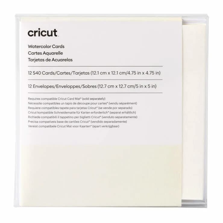 Cricut watercolor cards S40 12 pieces – CRICUT