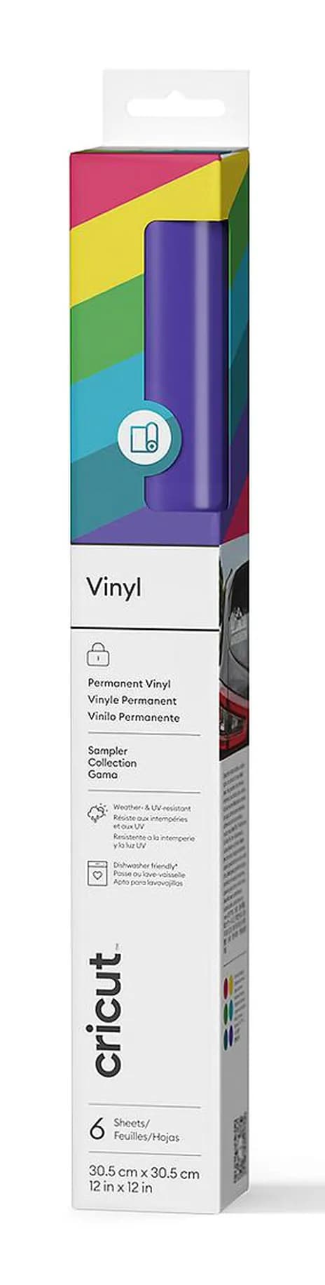 Cricut Premium Vinyl Permanent 30x30cm 6-sheet Sampler (Summer) – CRICUT