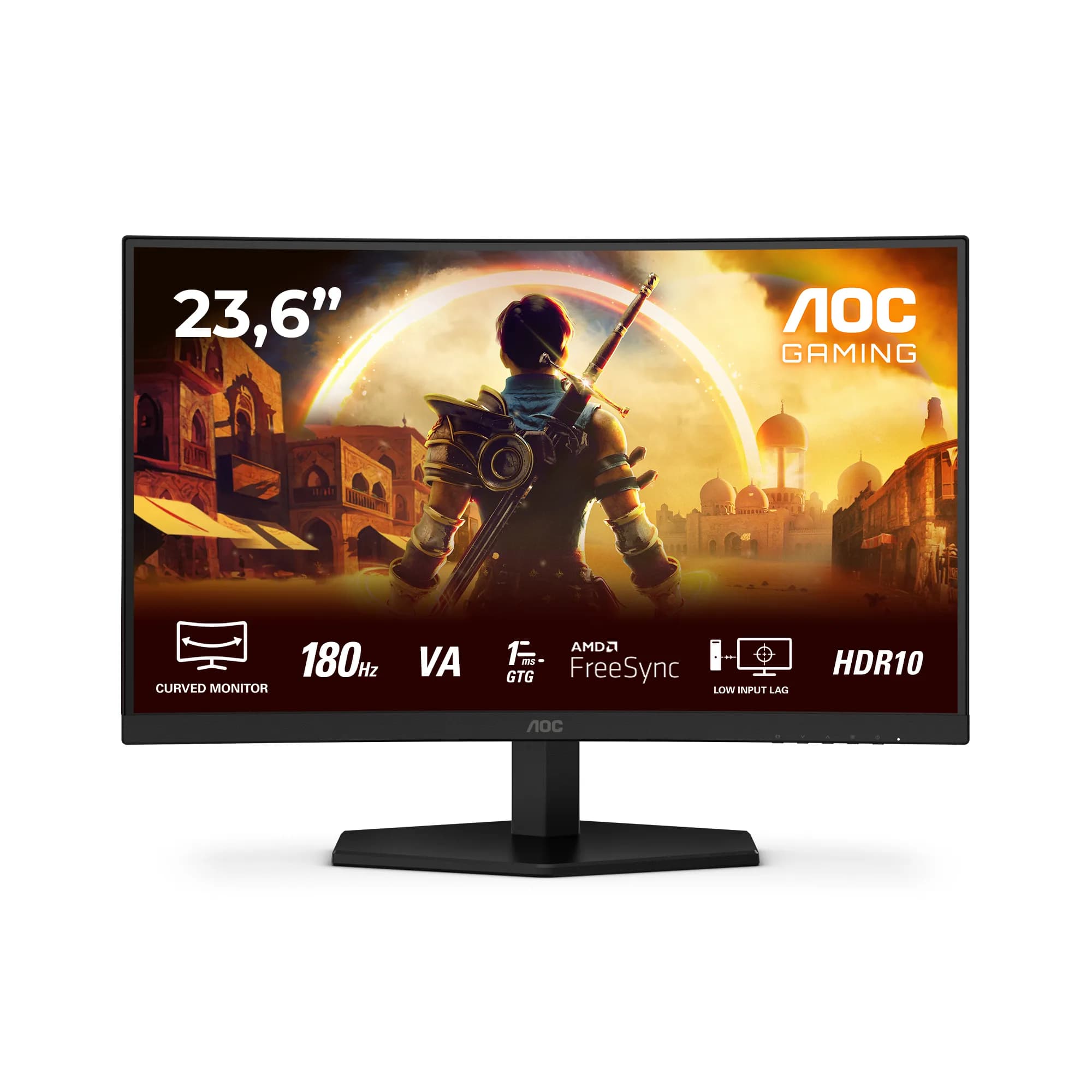 AOC C24G42E 24" Full HD, VA -kaareva pelinäyttö – AOC