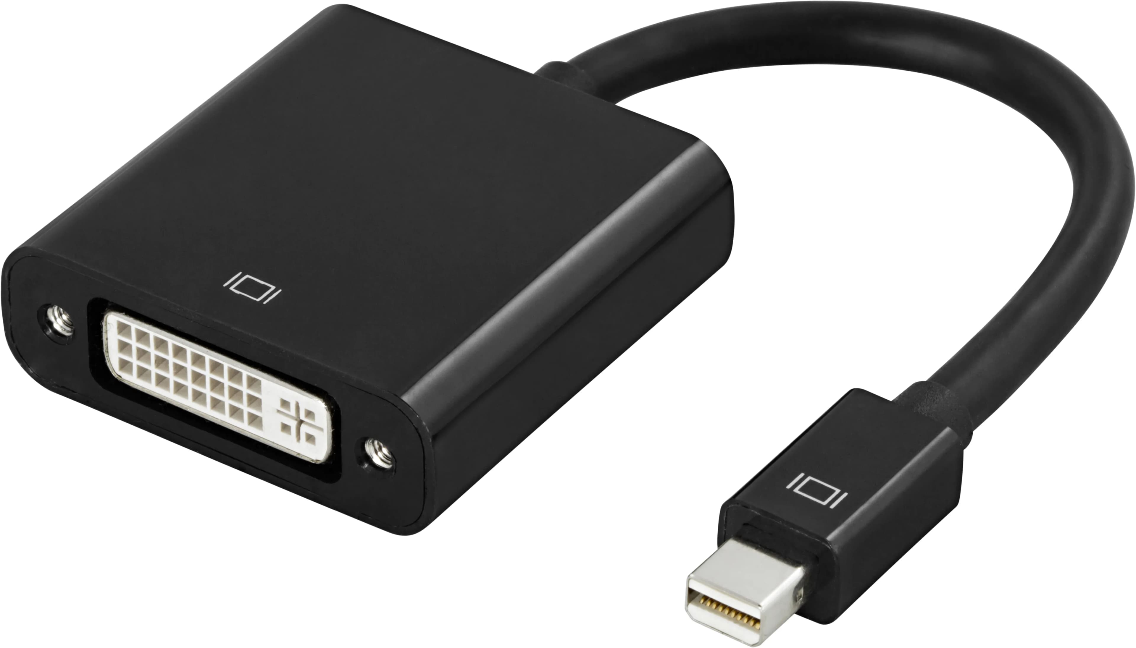 DELTACO sovitin mini DisplayPort - DVI-D, Full HD 60hz, 9 Gb/s – Deltaco
