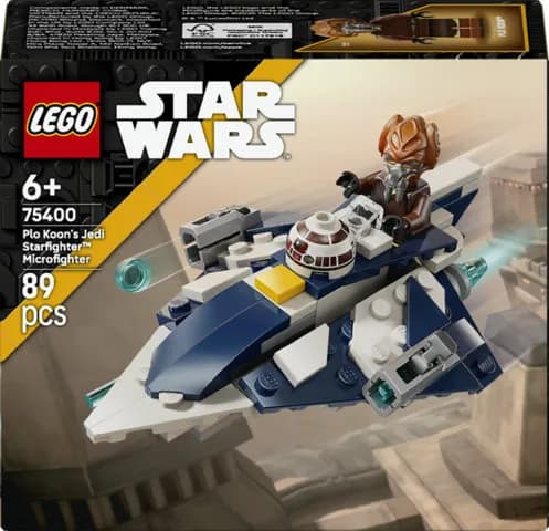 LEGO Star Wars Plo Koonin Jedi-tähtihävittäjä Mikrohävittäjä 75400 – LEGO