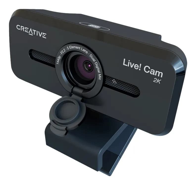 Creative Live! Cam Sync V3 Quad HD 1440p -webkamera + jalusta, musta