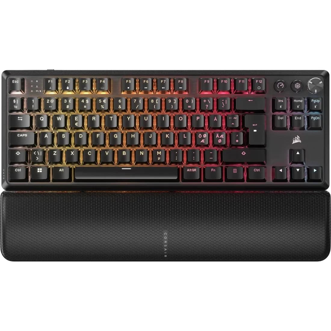 Corsair K70 CORE TKL -langaton mekaaninen pelinäppäimistö, MLX Red v2, musta – Corsair