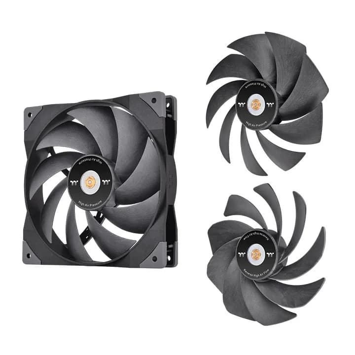 Thermaltake SWAFAN GT14 PWM -tuuletin, hydraulinen laakeri, 140 mm, musta