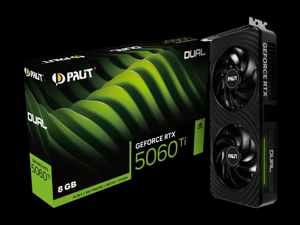 Palit GeForce RTX 5060 Ti Dual 8 Gt -näytönohjain – PALIT